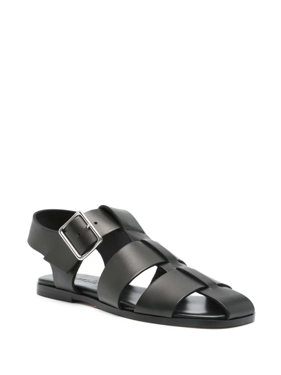 Sandale AEYDE negre din piele - Img 2