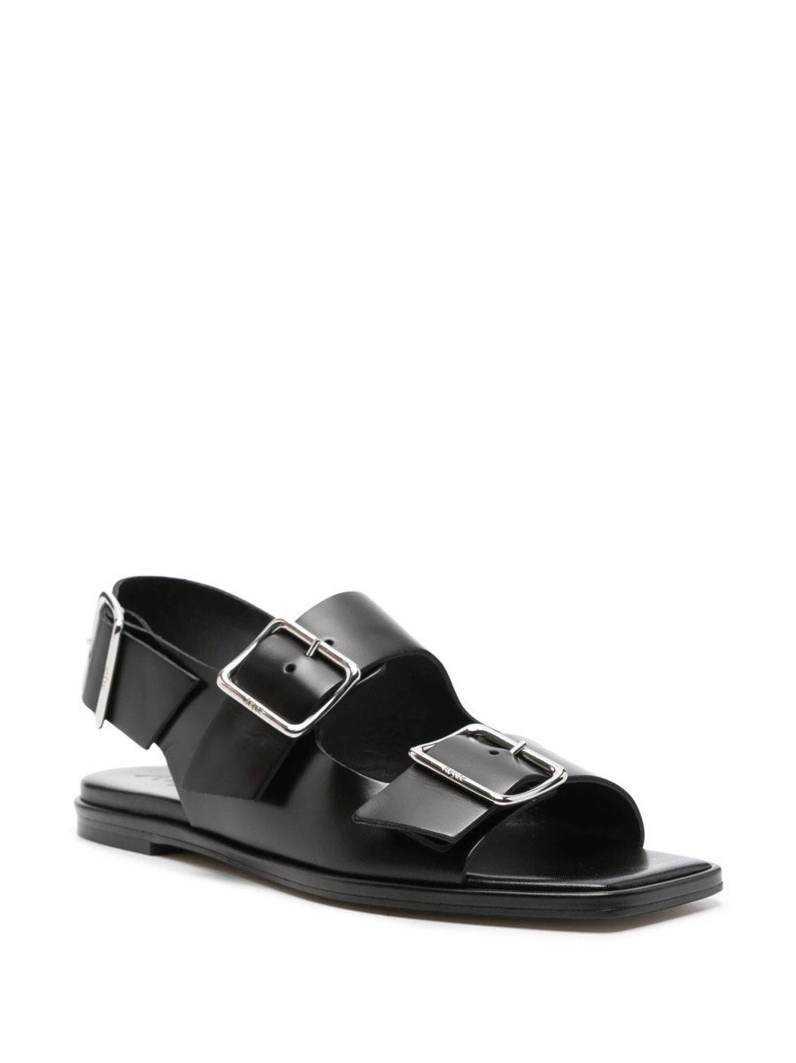 Sandale AEYDE negre din piele - Img 2