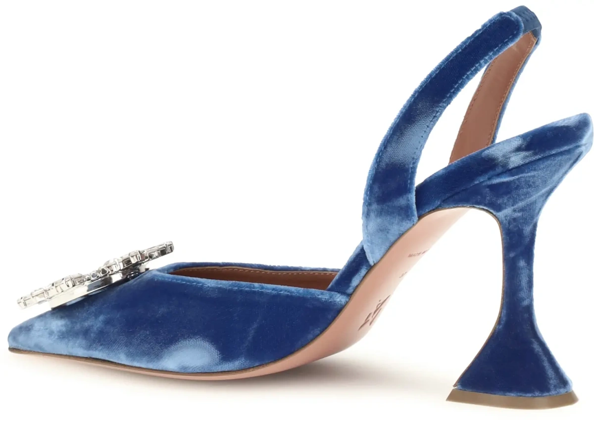 Sandale Begum velvet Slingback Sandals - Img 3