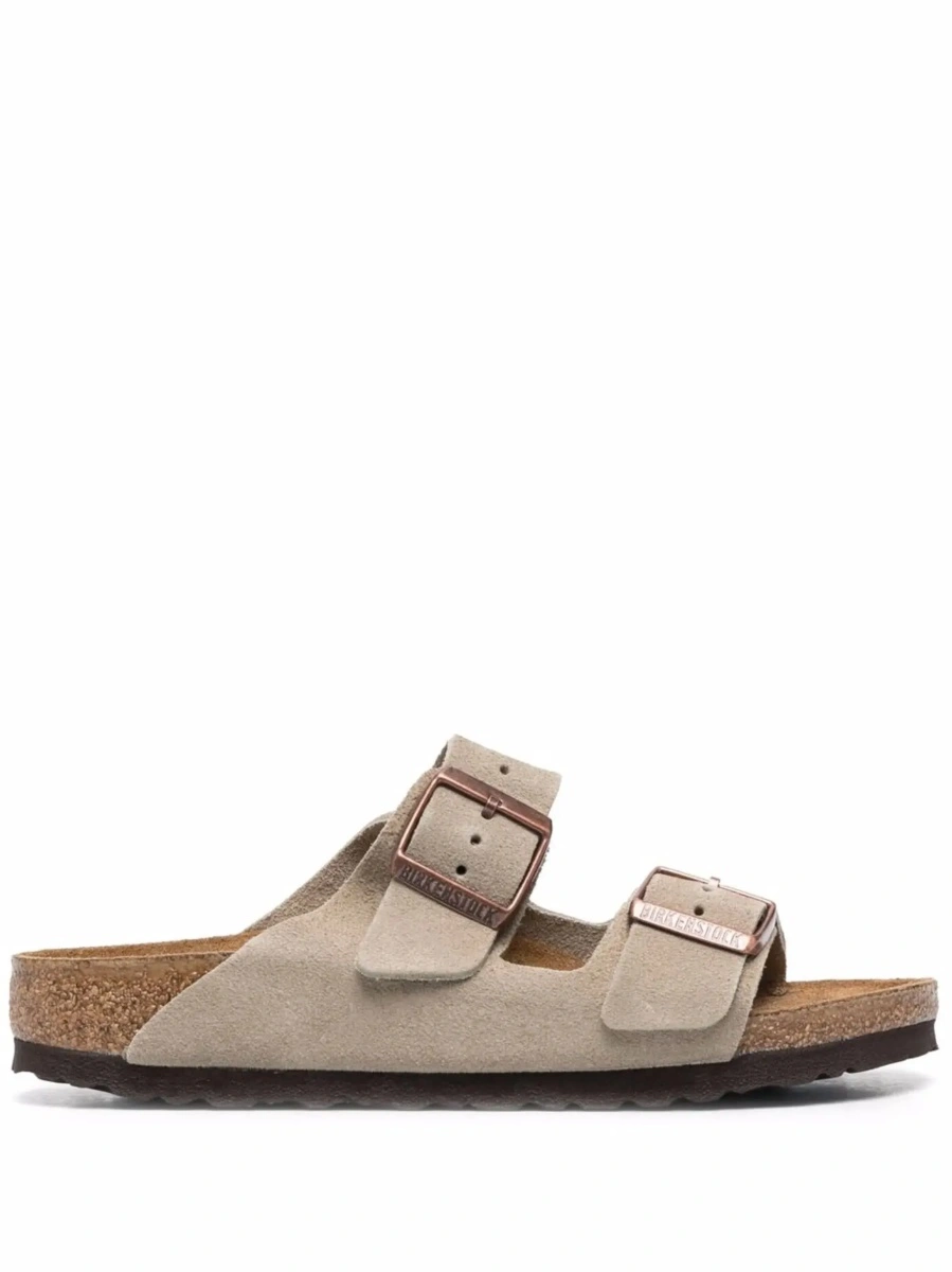 Sandale Birkenstock 'Arizona' bej din piele - Img 8
