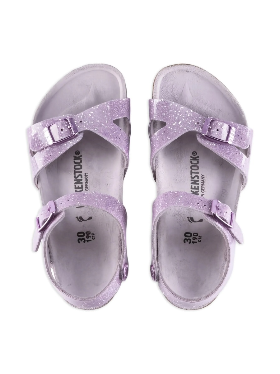 Sandale Birkenstock violet din plastic - Img 3