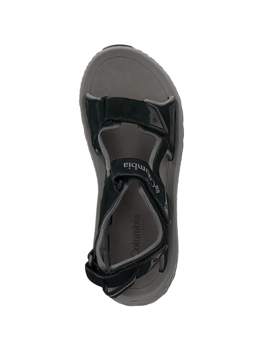 Sandale Columbia negre din piele intoarsa si material textil - Img 3