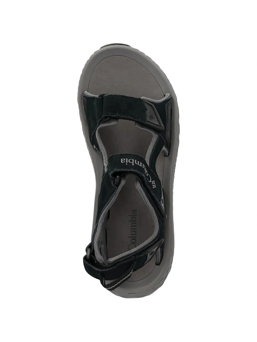 Sandale Columbia negre din piele intoarsa si material textil - Img 3