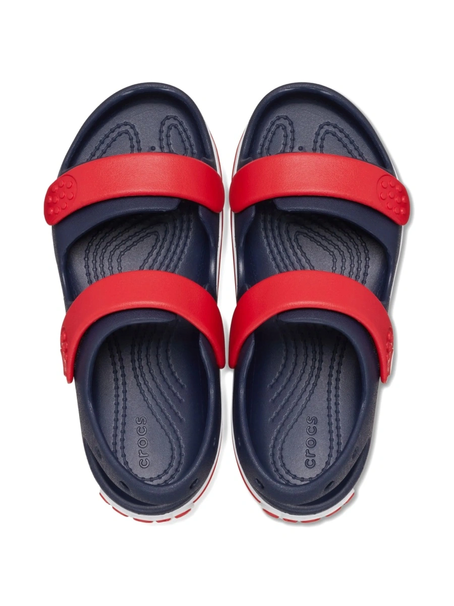 Sandale Crocs albastre din cauciuc - Img 3
