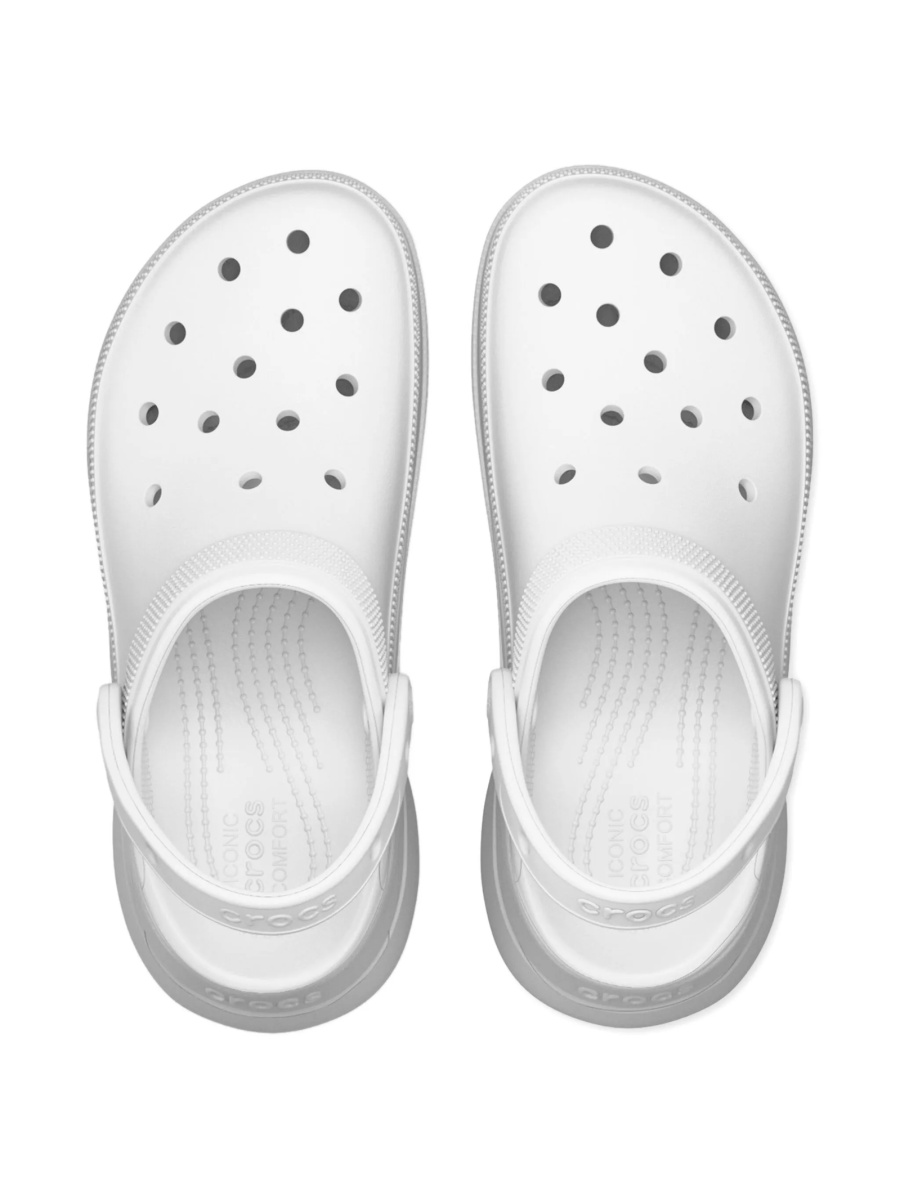 Sandale Crocs albe din acetat de polietilen vinil (peva) - Img 3