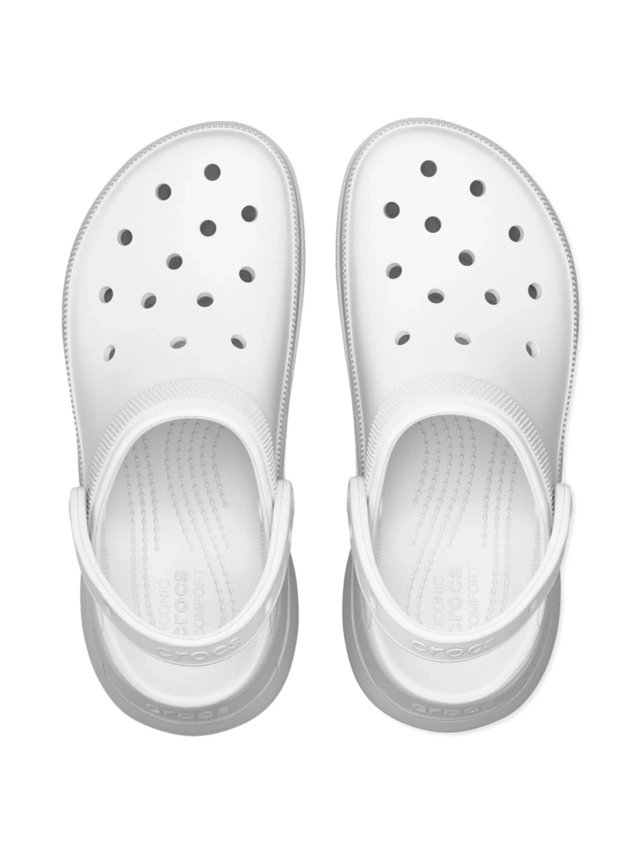 Sandale Crocs albe din acetat de polietilen vinil (peva) - Img 3