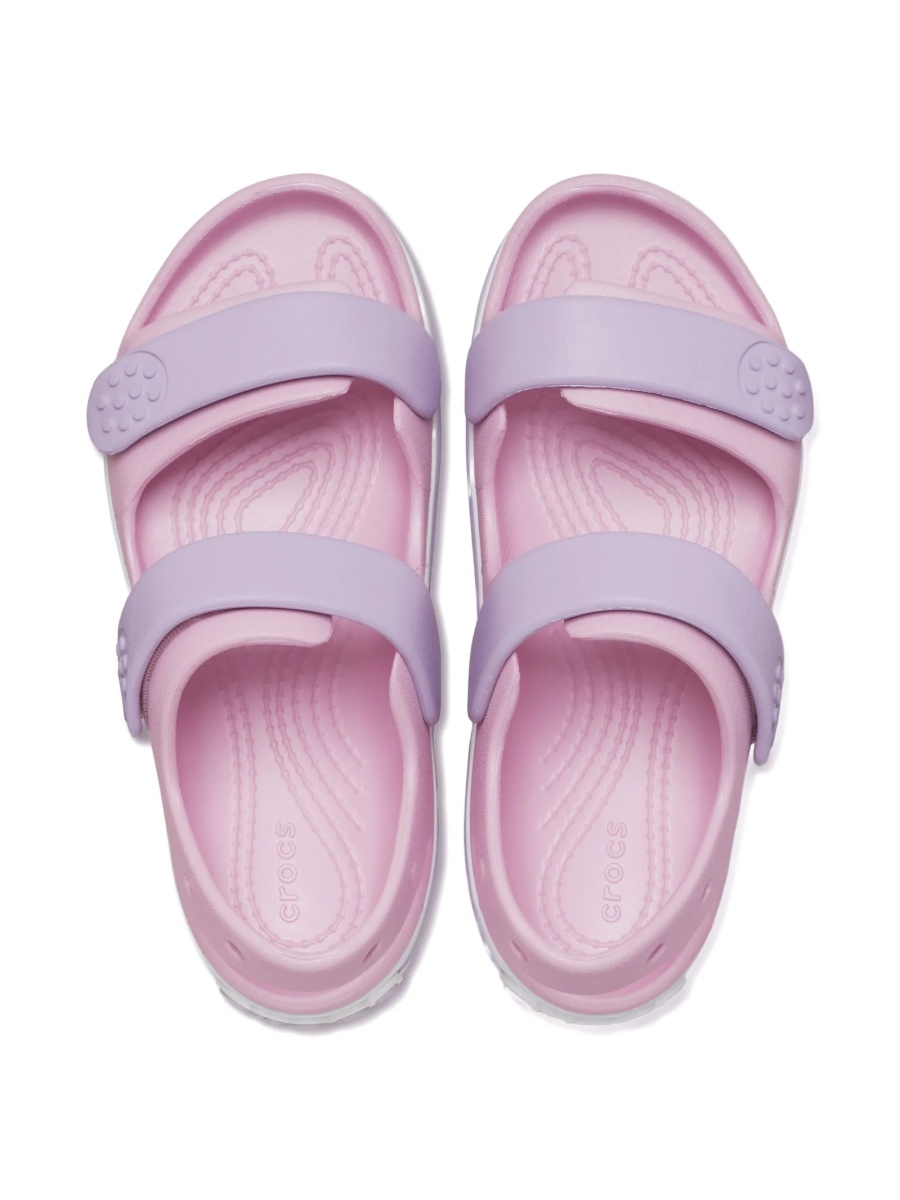 Sandale Crocs roz din cauciuc - Img 3