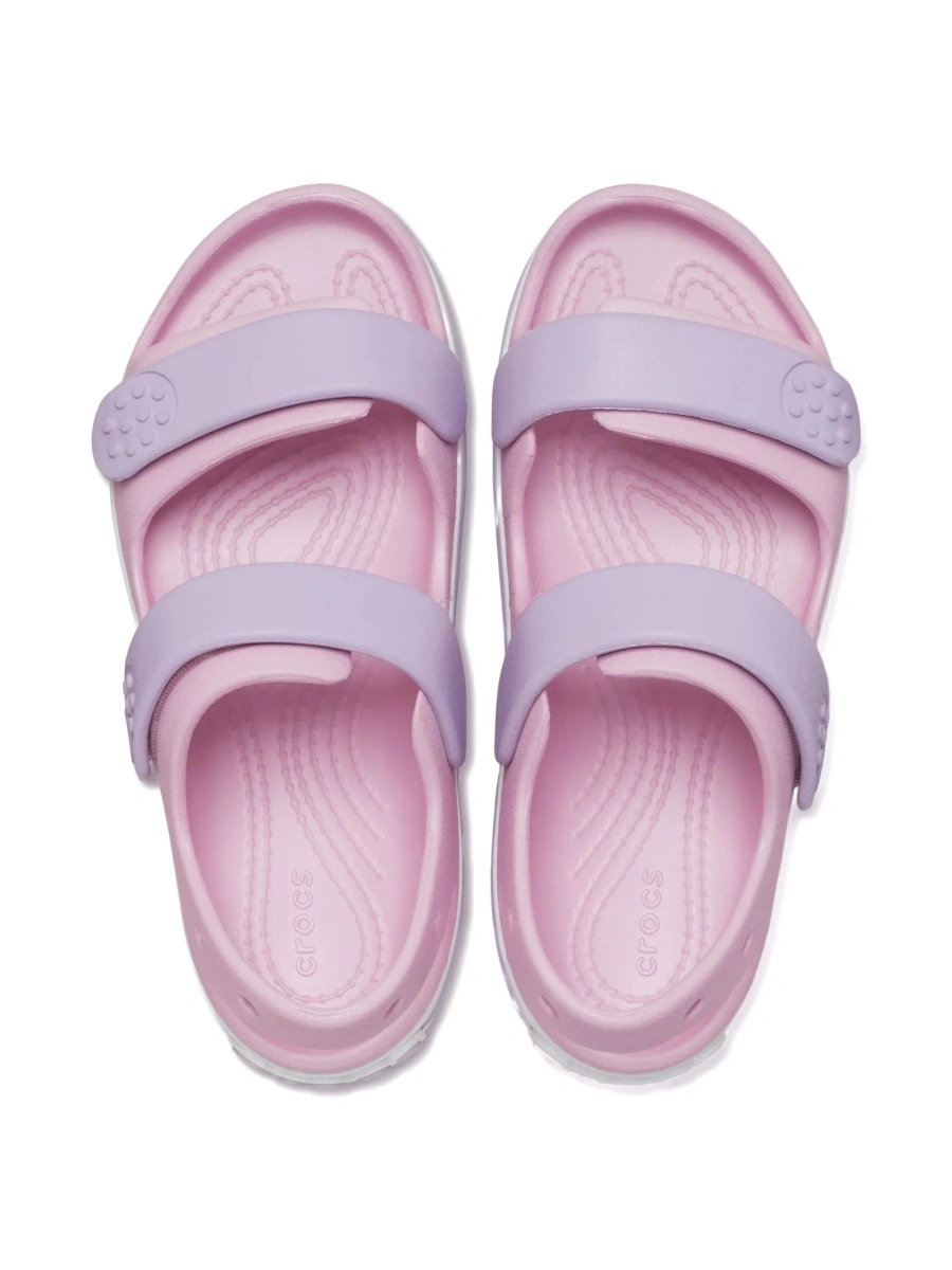 Sandale Crocs roz din cauciuc - Img 3