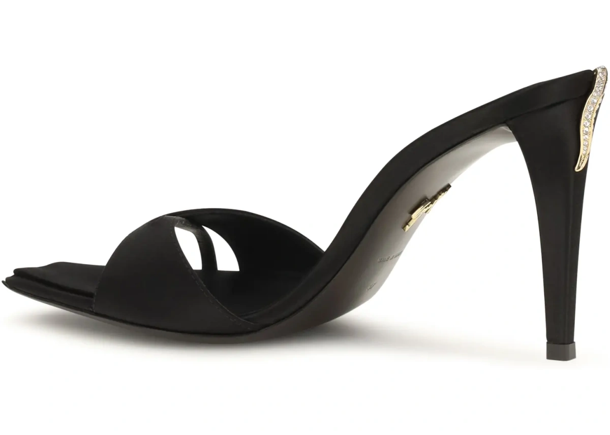 Sandale Giuseppe Zanotti multicolor din satin - Img 3