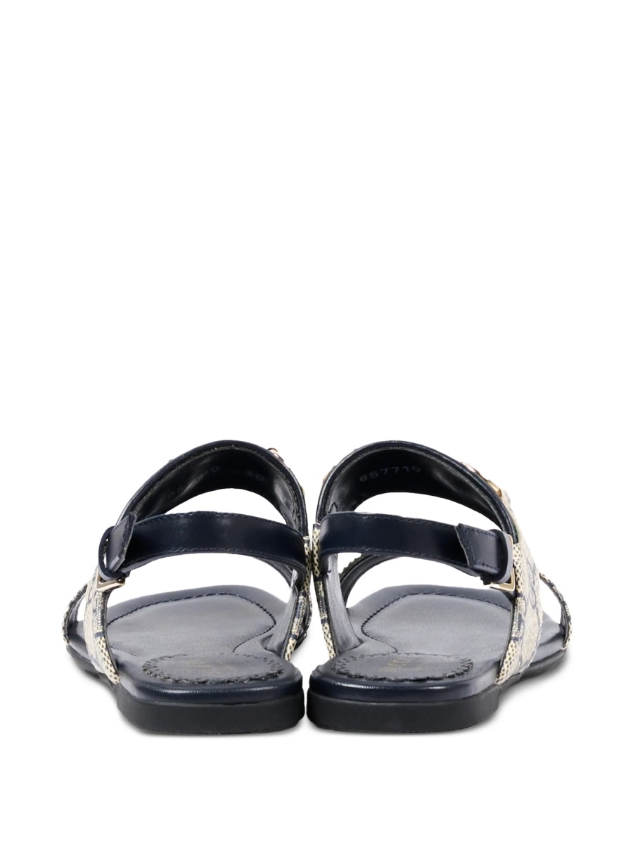 Sandale Gucci albastre din piele - Img 3
