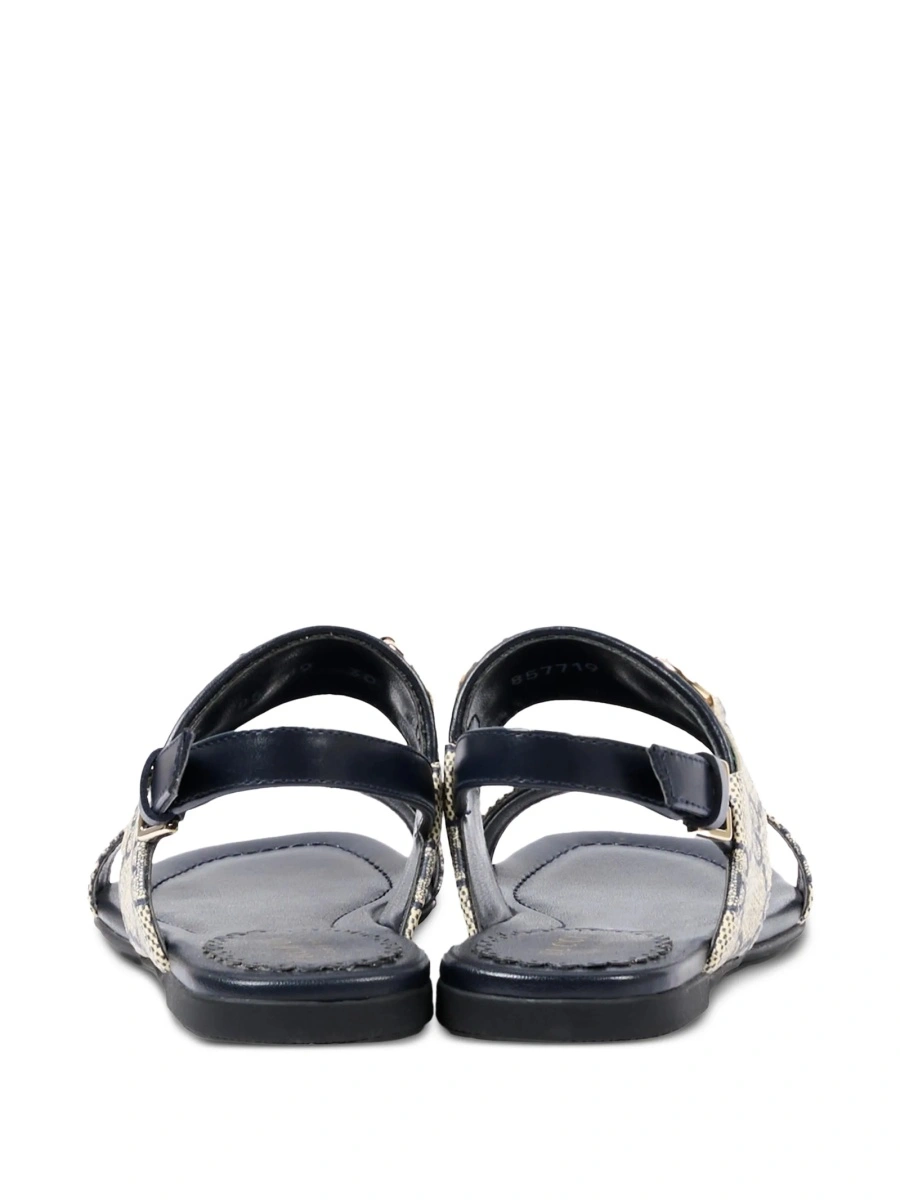 Sandale Gucci albastre din piele - Img 3