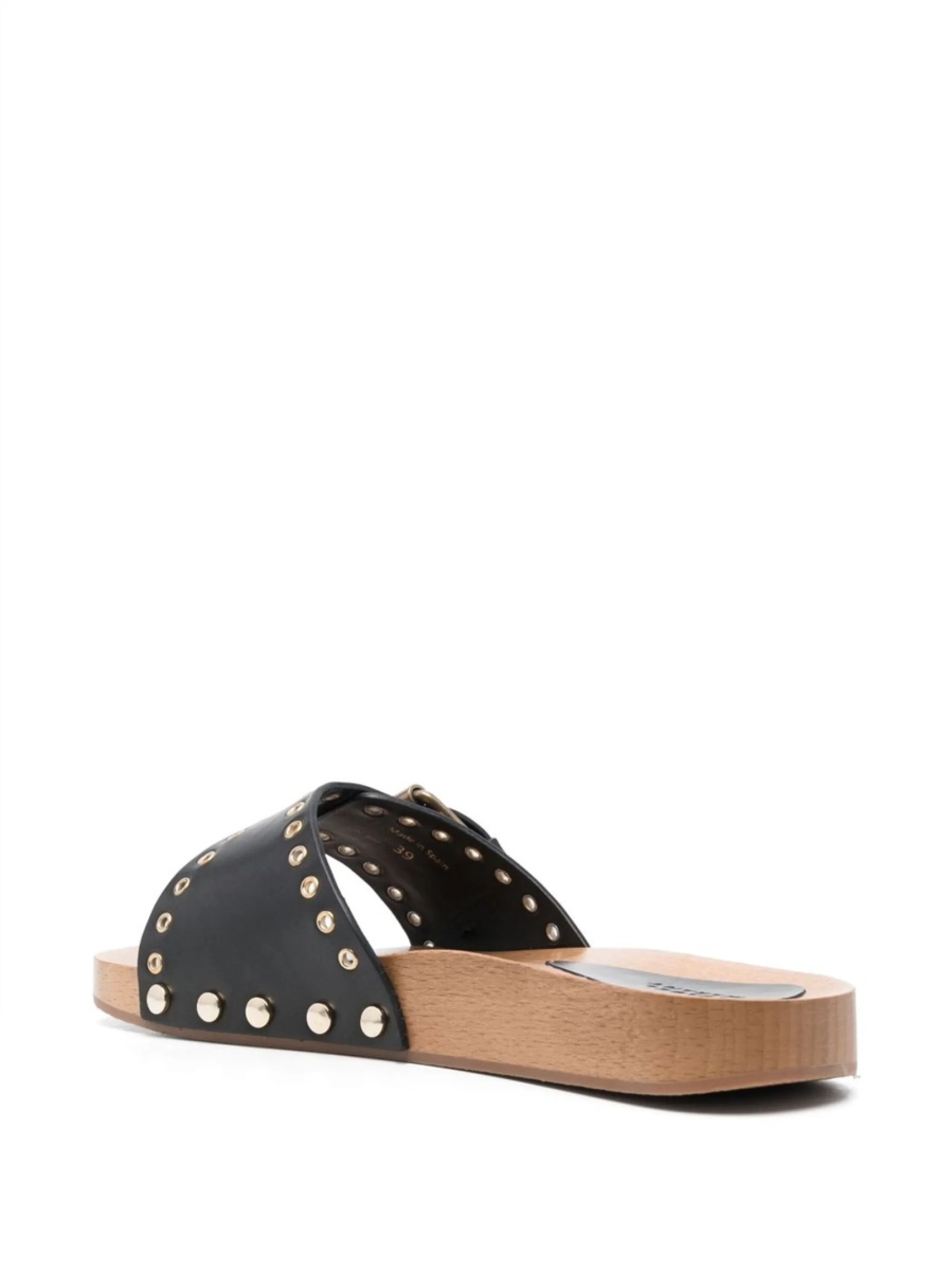 Sandale Isabel Marant negre din piele - Img 3