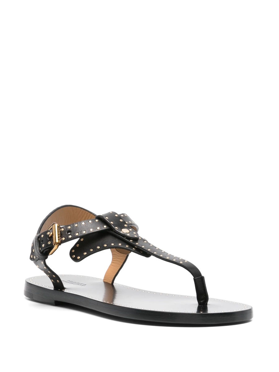 Sandale Isabel Marant negre din piele - Img 2