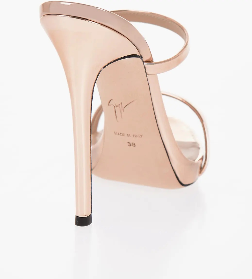 Sandale Mirrored Effect Solid Color Sandals Heel 11Cm* - Img 2