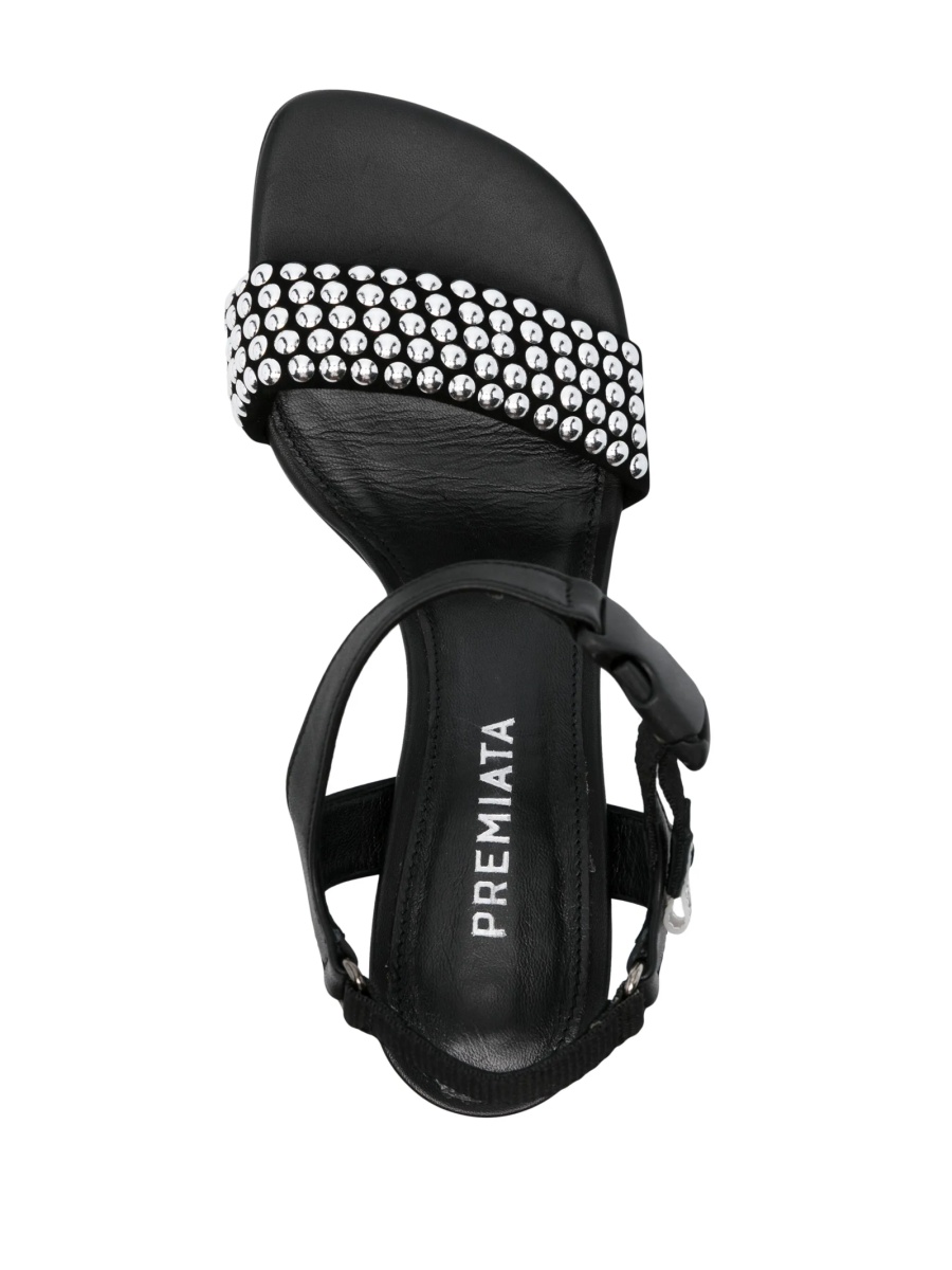 Sandale Premiata negre din piele - Img 4
