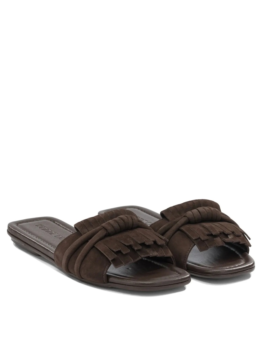 Sandale Slide in pelle scamosciata - Img 2