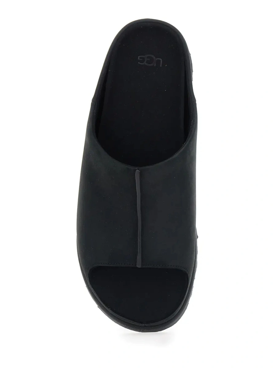 Sandale UGG negre din piele intoarsa - Img 4