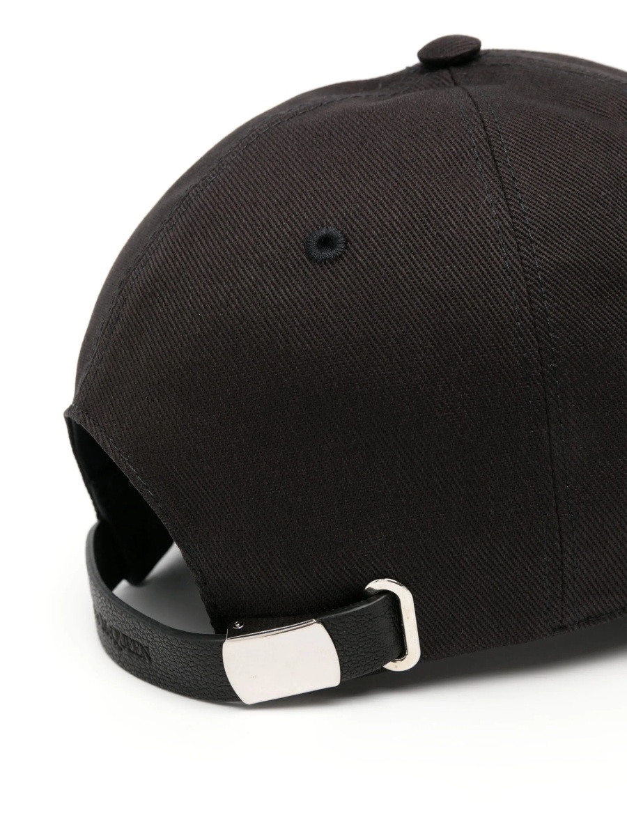 Sapca Alexander McQueen neagra din bumbac - Img 2
