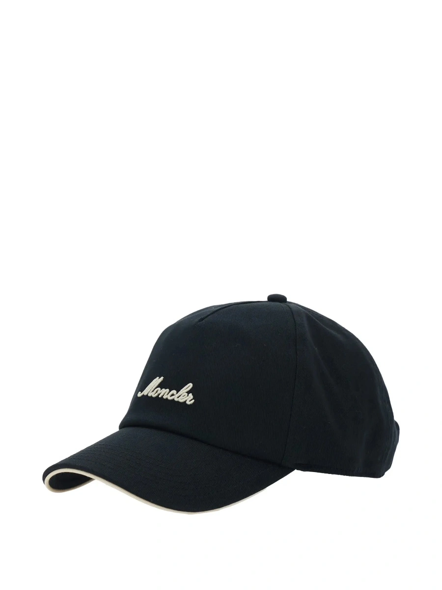 Sapca Black Baseball Cap with logo lettering on the front in Cotton Men - Img 5