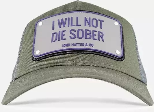 Sapca I WILL NOT DIE SOBER RUBBER - Img 2