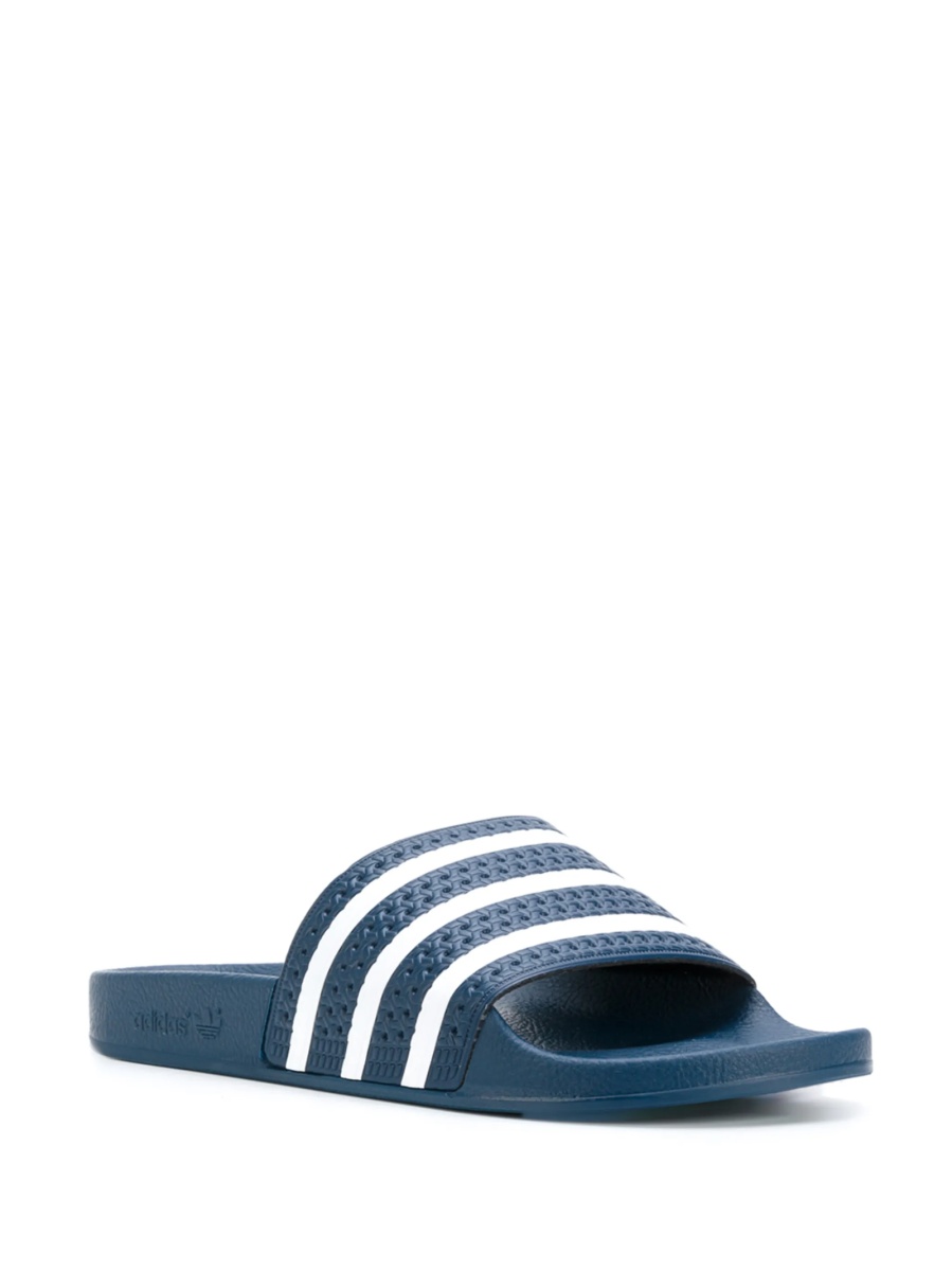 Slapi adidas Originals albastri din cauciuc - Img 2