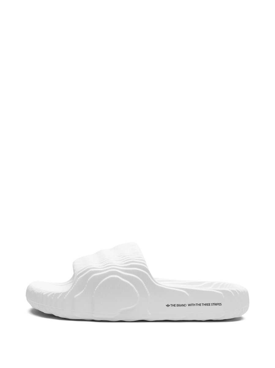 Slapi adidas Originals albi din acetat de polietilen vinil (peva) - Img 5