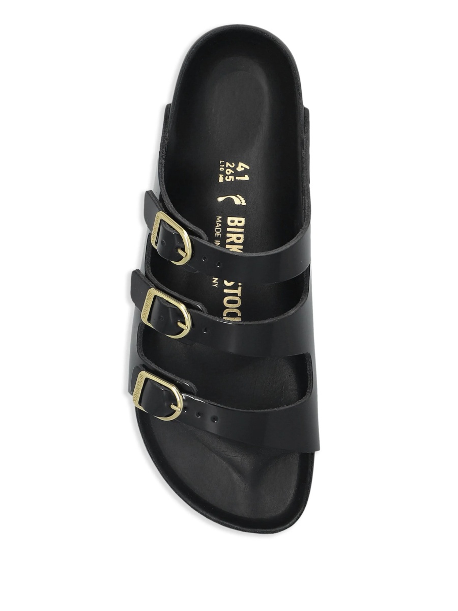 Slapi Birkenstock negri din piele - Img 4