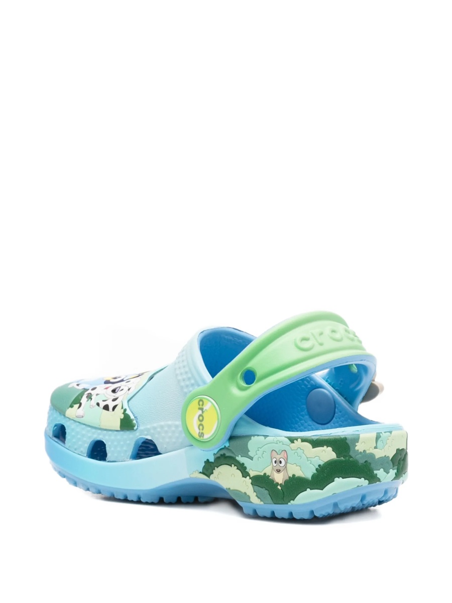 Slapi Crocs albastri din cauciuc - Img 2