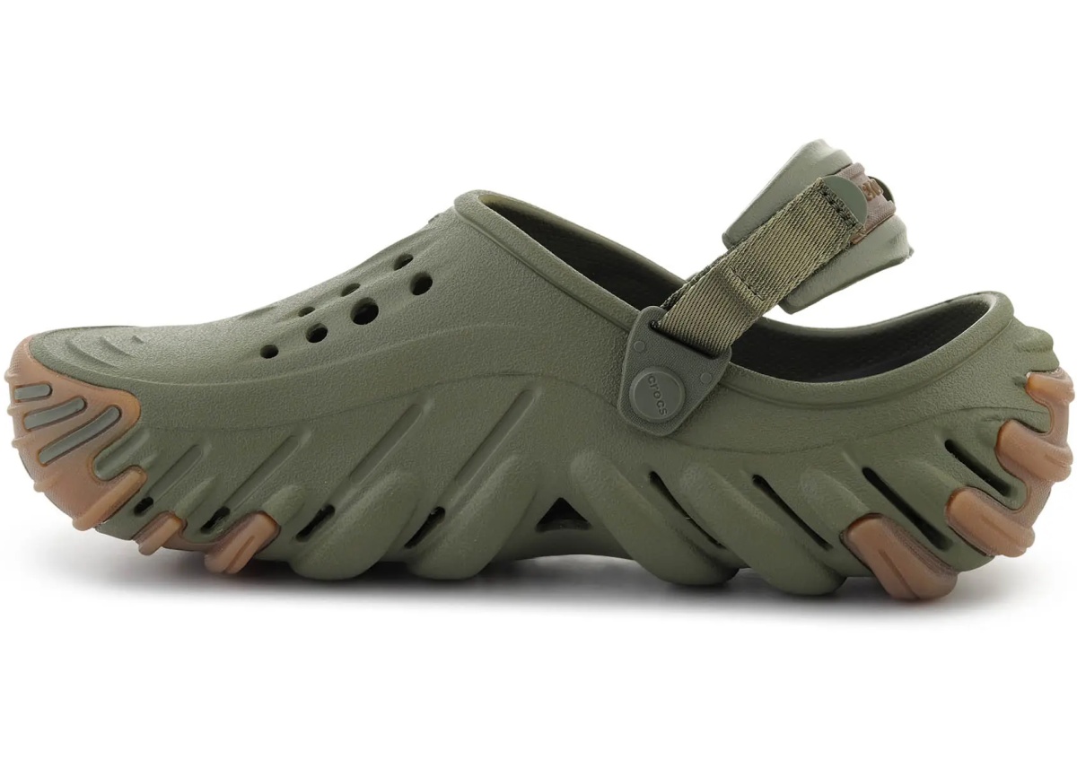 Slapi ECHO GUM RO CLOG ARMY GREEN - Img 4