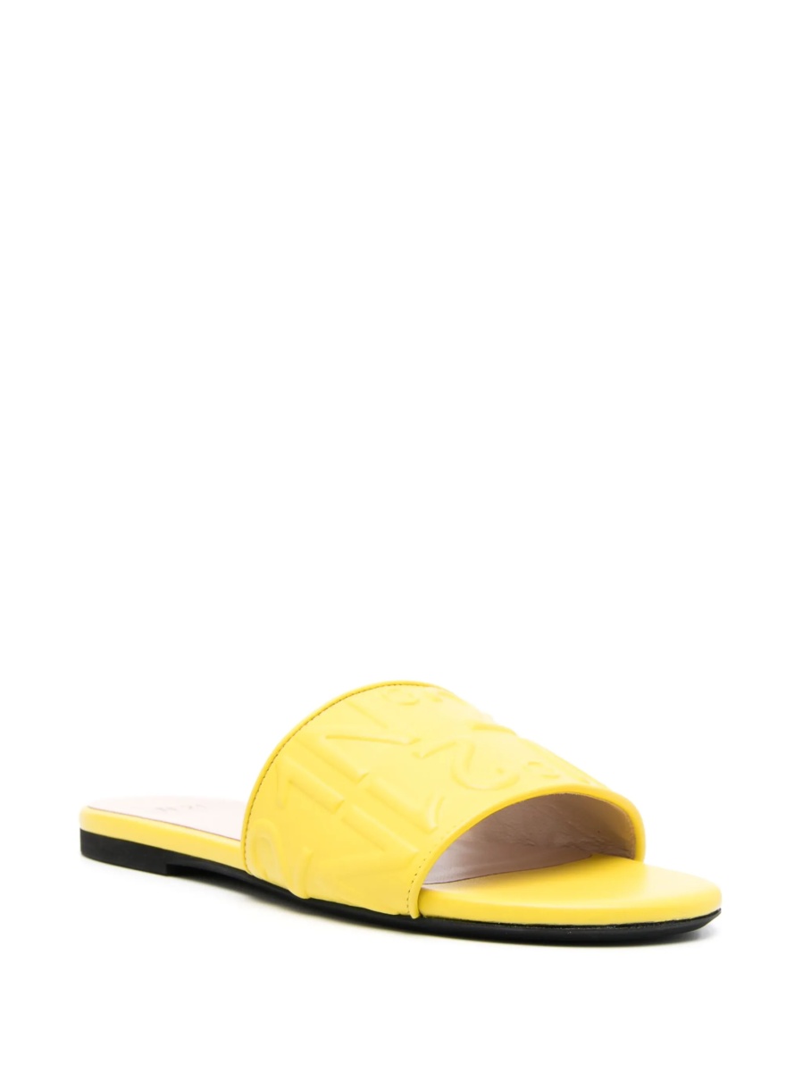 Slapi N°21 galbeni din piele - Img 2