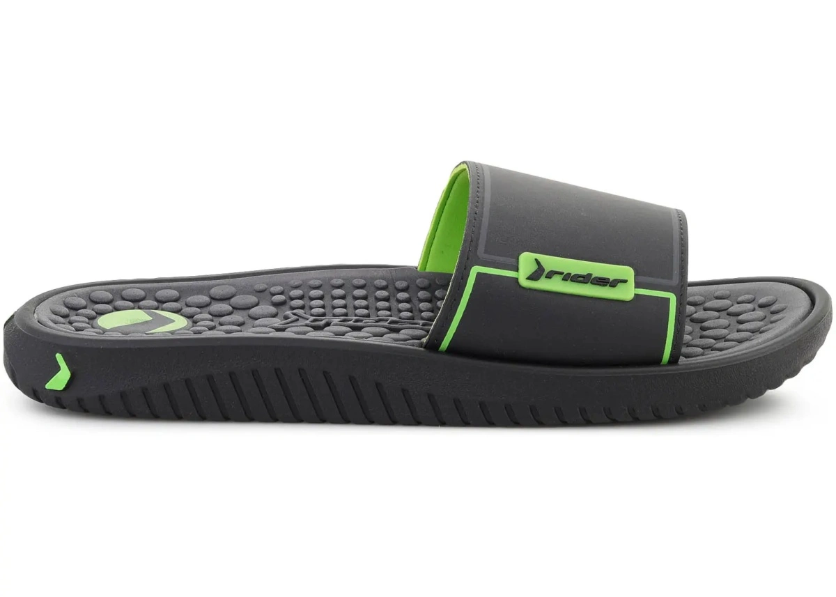 Slapi PUMP II SLIDE BLACK/GREEN/GREY - Img 4