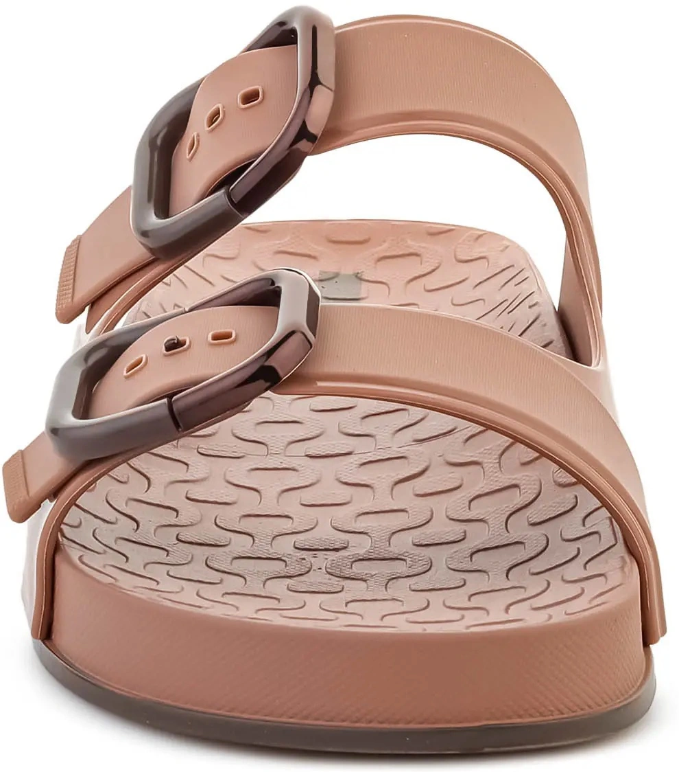 Slapi SHORE SLIDE FEM BROWN/BROWN - Img 2