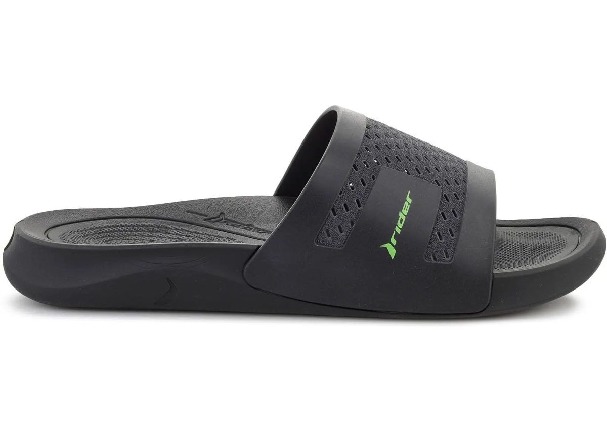 Slapi SMASH V SLIDE AD BLACK/DARK GREY/GREEN - Img 5