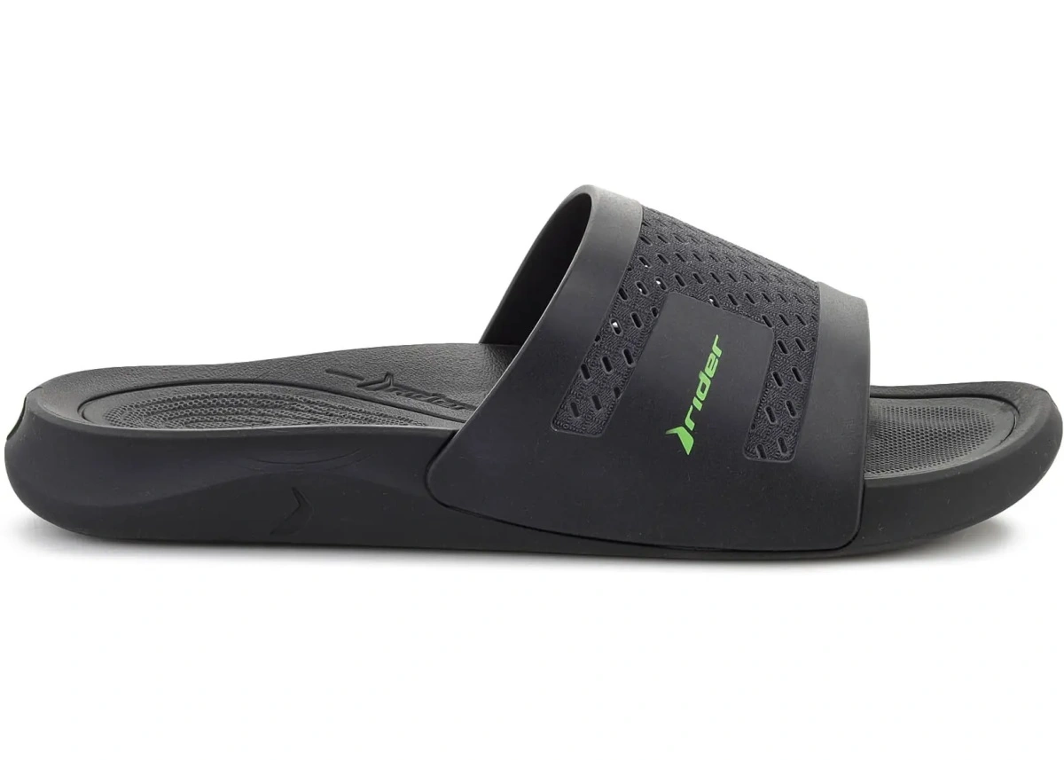 Slapi SMASH V SLIDE AD BLACK/DARK GREY/GREEN - Img 5