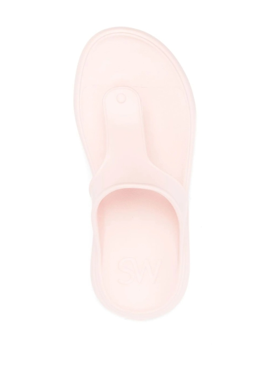Slapi Stuart Weitzman roz din cauciuc - Img 4
