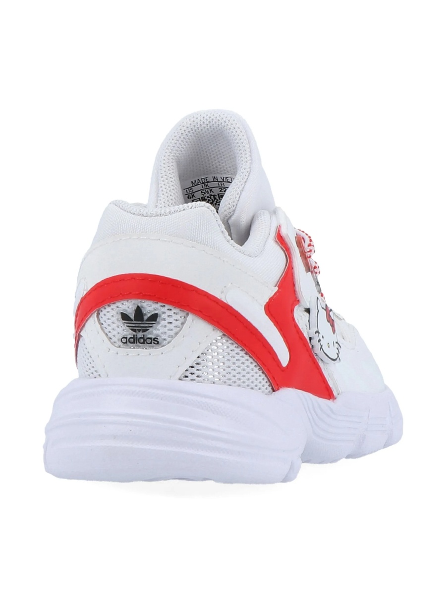 Sneakers adidas Originals albi din material textil si plasa - Img 5