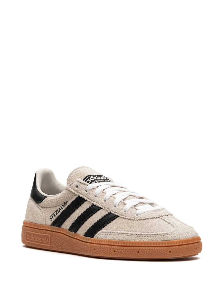 Sneakers adidas Originals albi din piele intoarsa - Img 2