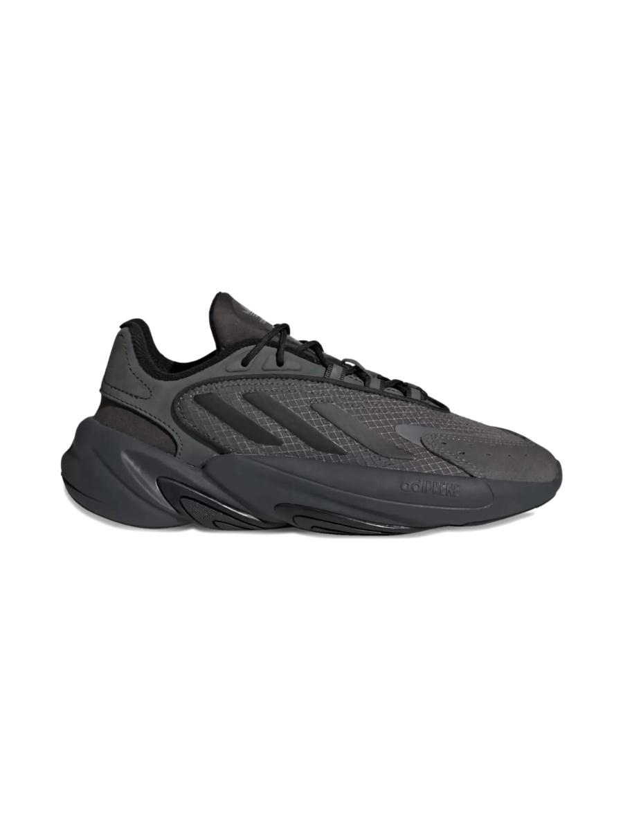 Sneakers adidas Originals negri din piele si material textil - Img 2