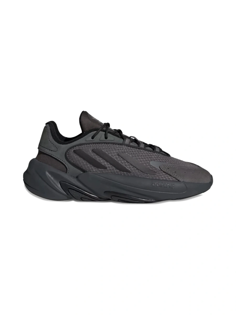 Sneakers adidas Originals negri din piele si material textil - Img 2