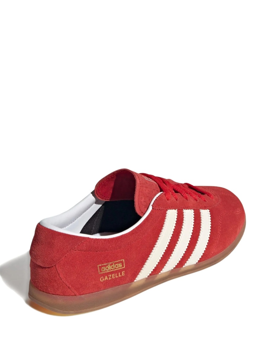 Sneakers adidas Originals rosii din piele intoarsa - Img 4