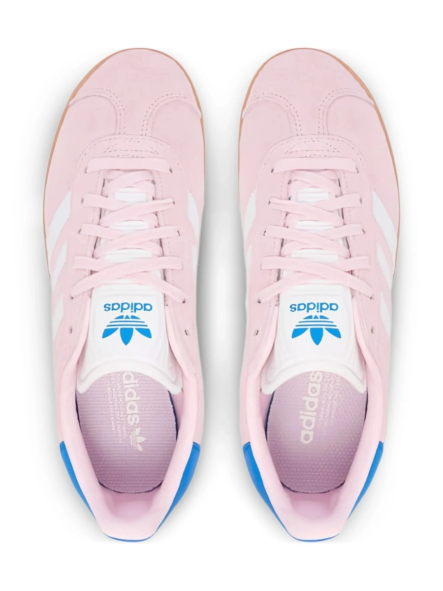Sneakers adidas Originals roz din piele intoarsa - Img 4