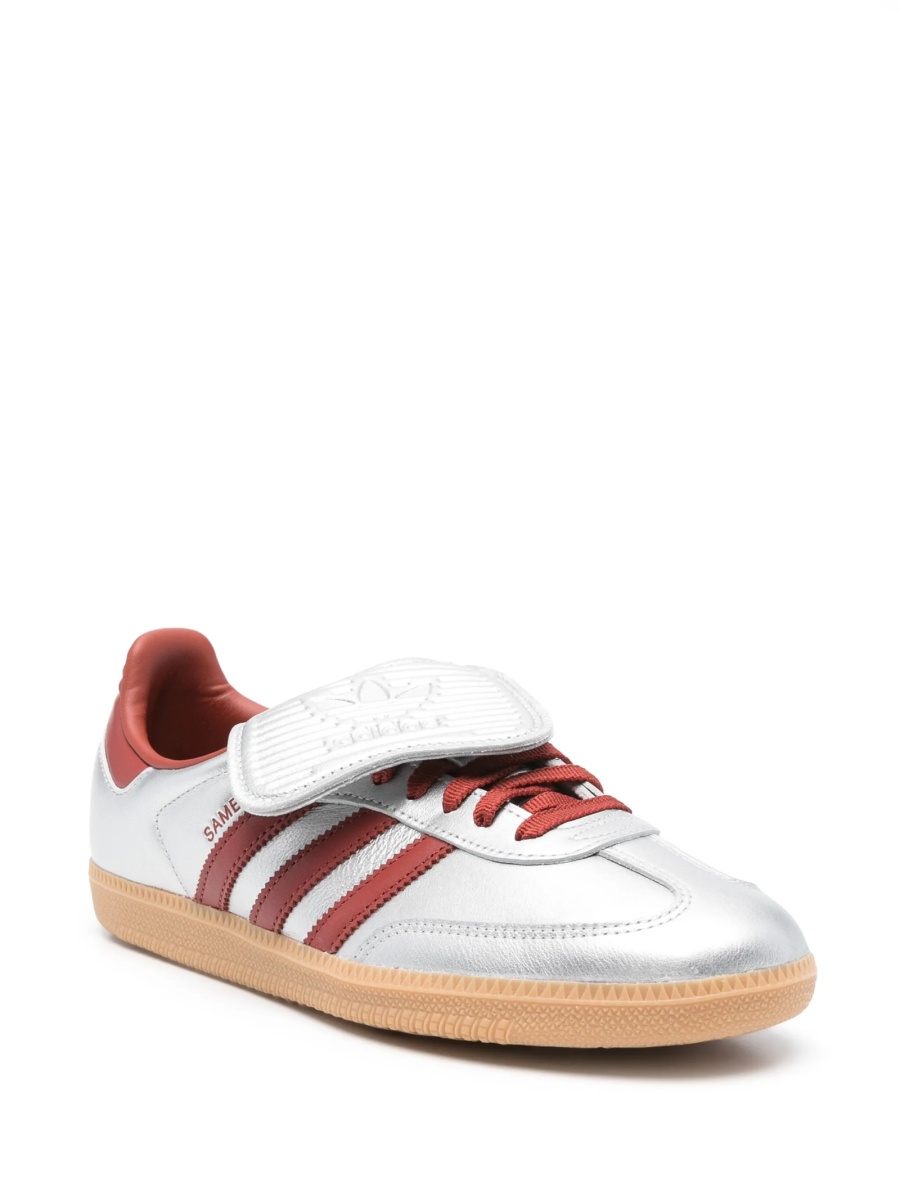 Sneakers adidas Originals samba argintii din piele - Img 2