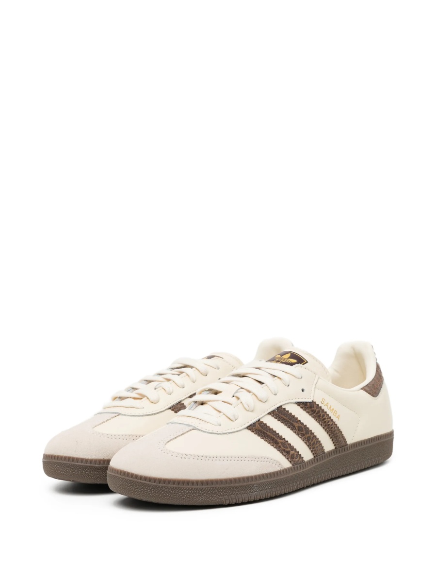 Sneakers adidas Originals samba neutri din piele si polyester - Img 2