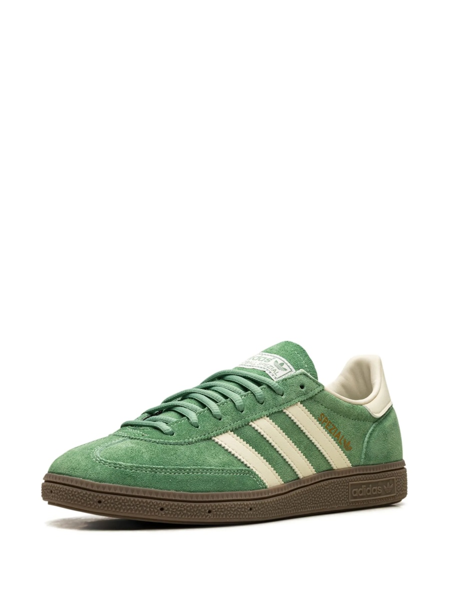 Sneakers adidas Originals verzi din piele eco si piele intoarsa - Img 5