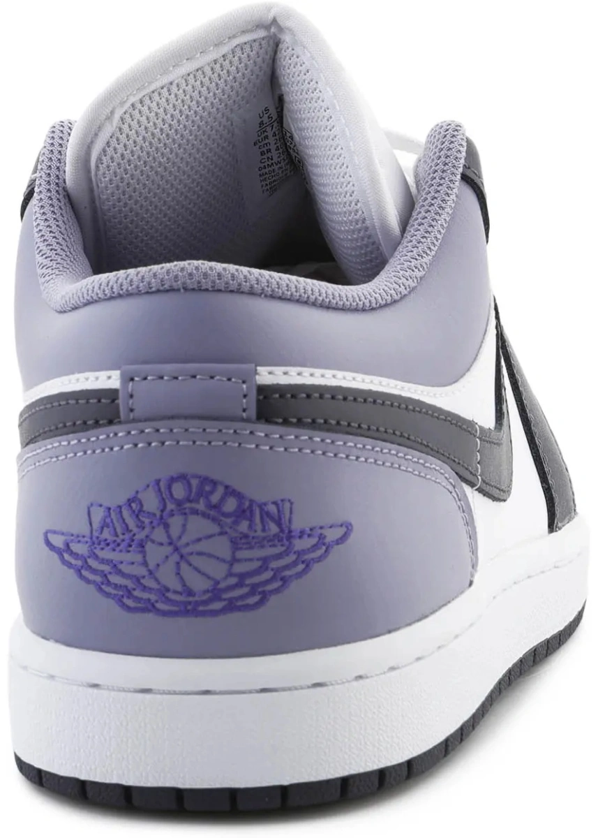 Sneakers Air Jordan 1 LOW White/Indigo Haze Blanc/Brume Indigo - Img 5