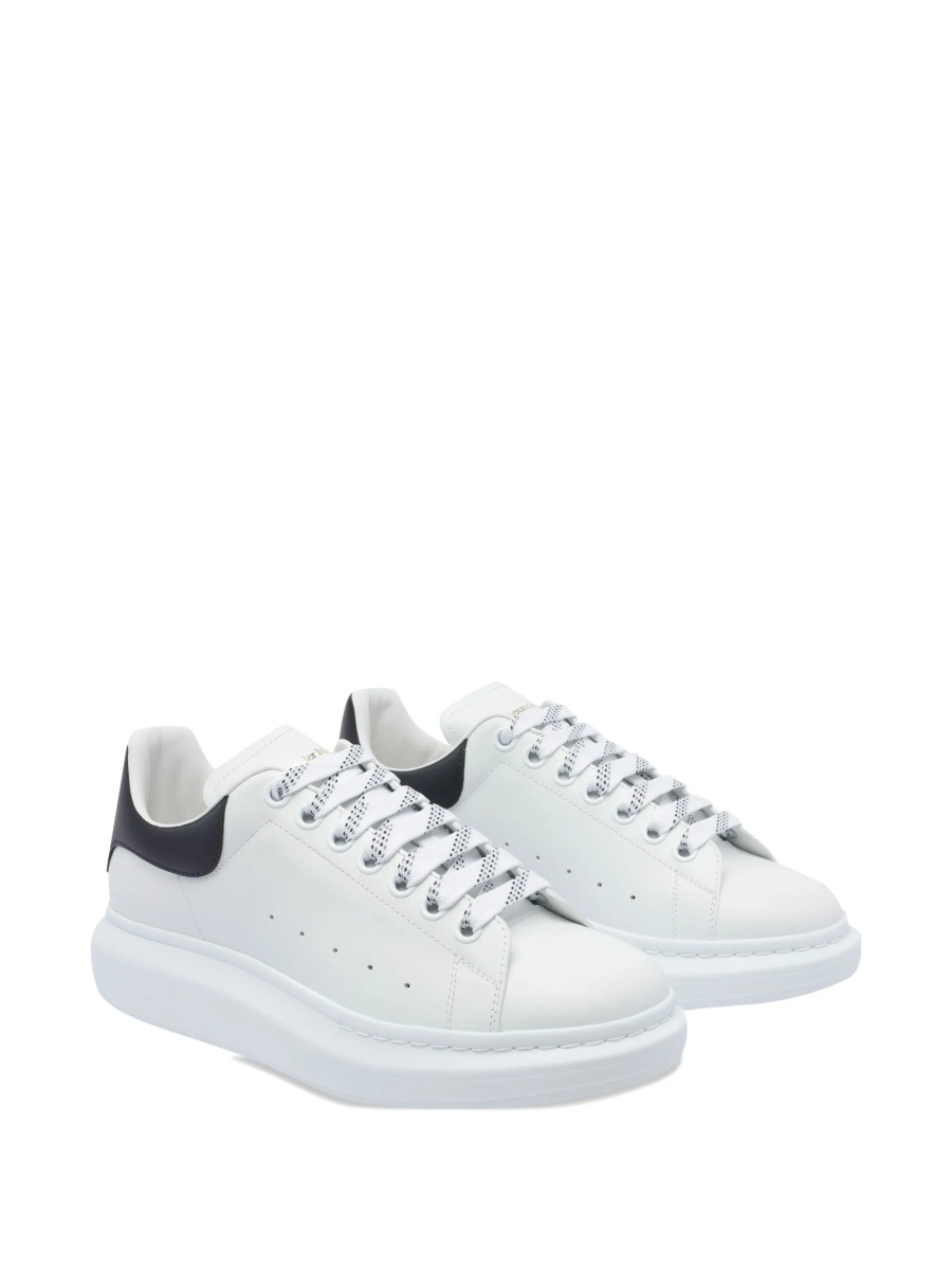 Sneakers Alexander McQueen albi din piele - Img 2
