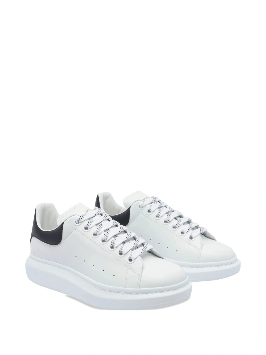 Sneakers Alexander McQueen albi din piele - Img 2