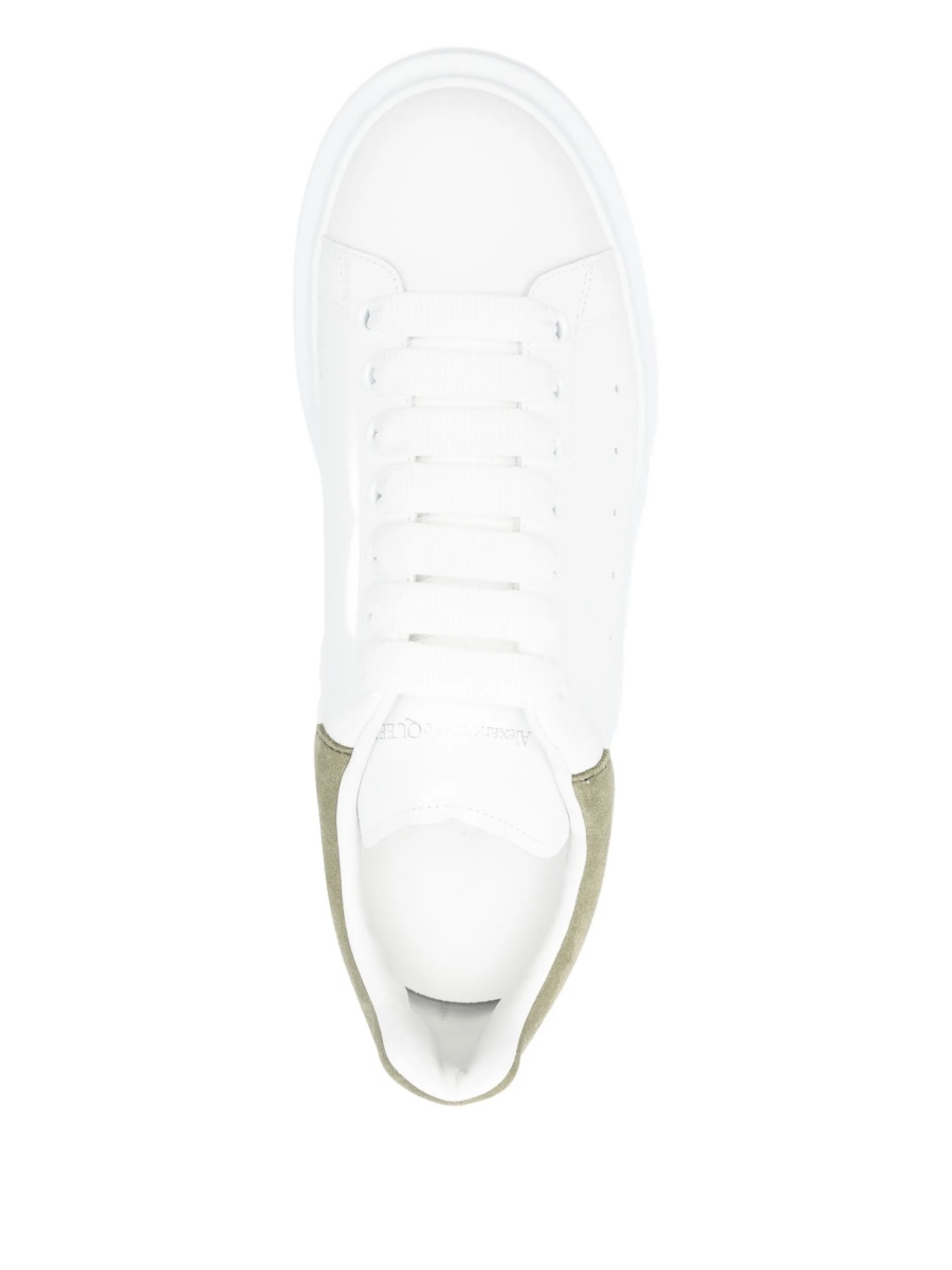 Sneakers Alexander McQueen albi din piele - Img 4