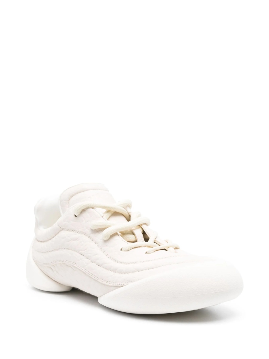 Sneakers Alexander McQueen albi din piele - Img 2