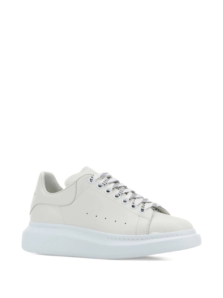 Sneakers Alexander McQueen albi din piele - Img 5